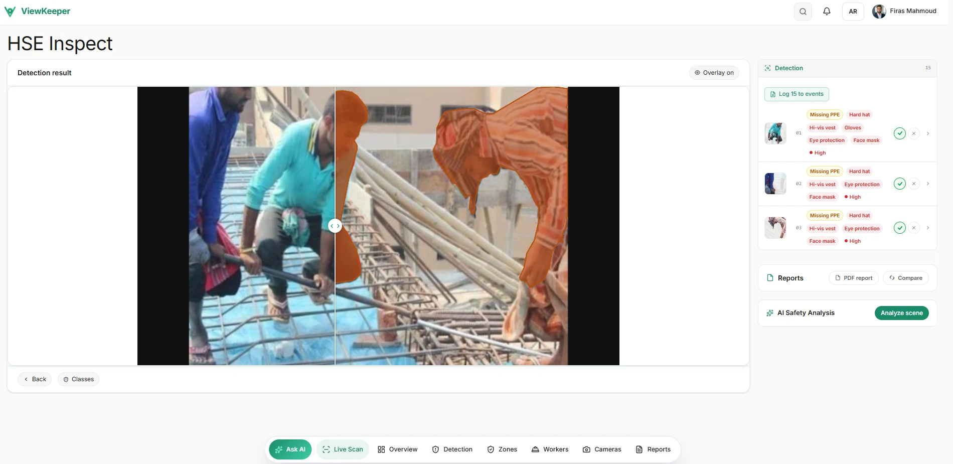 Live Scan — platform preview