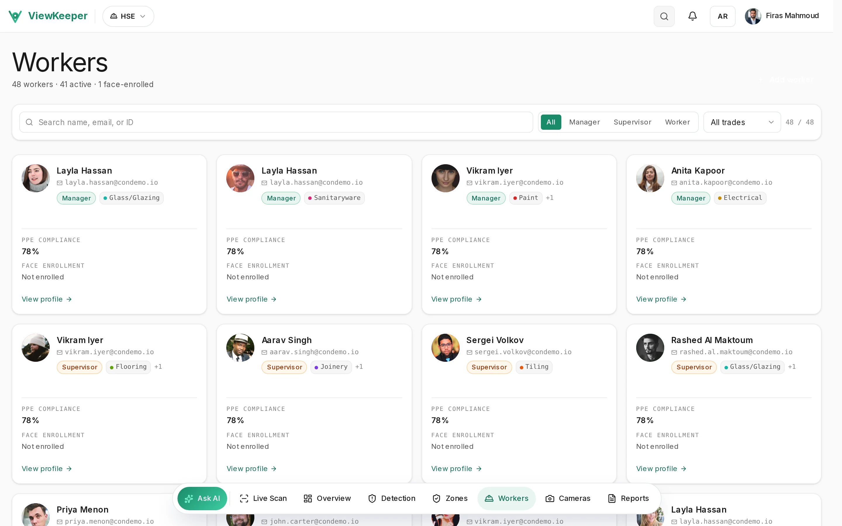 Workforce — platform preview