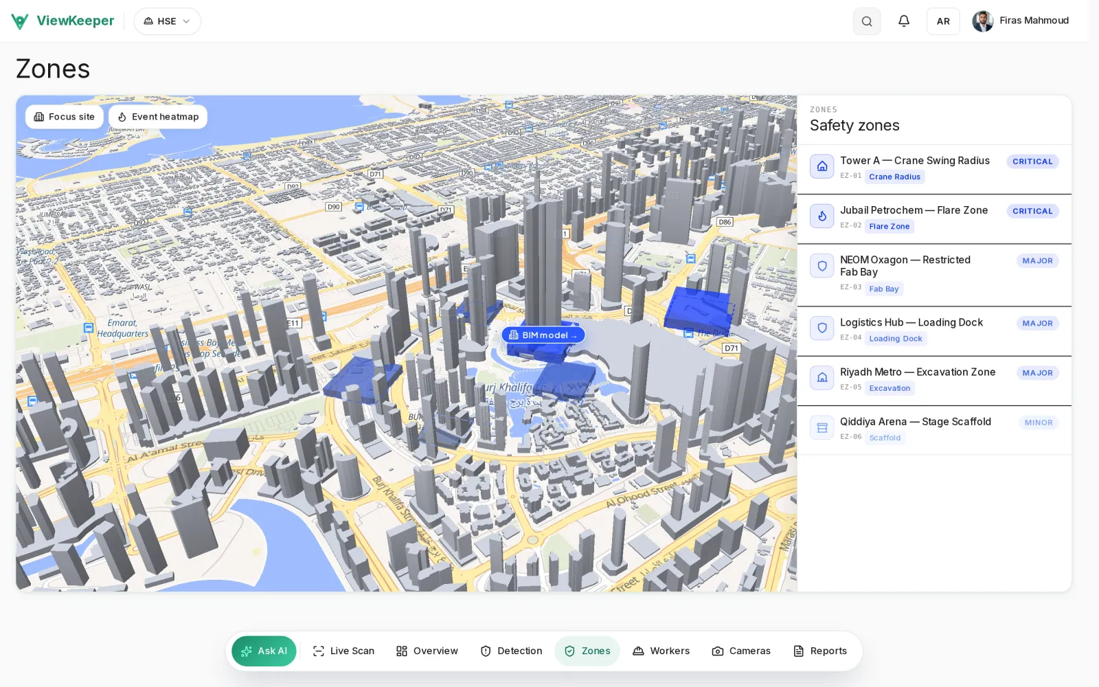 Safety Zones — platform preview