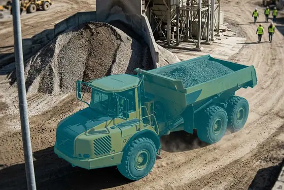 AI segmentation on material-delivery tracking