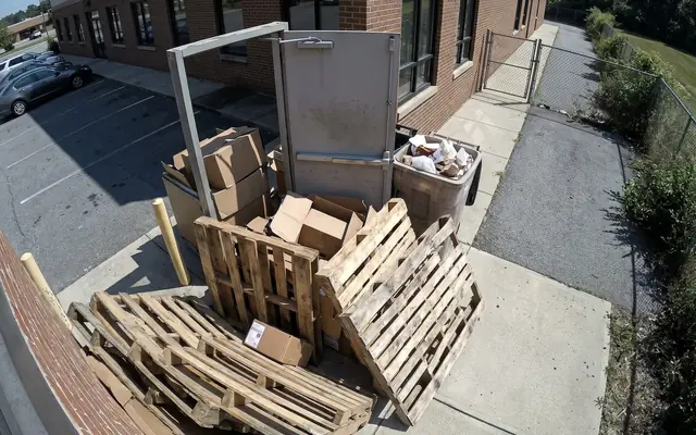 An open excavation trench with no barrier or fence around it