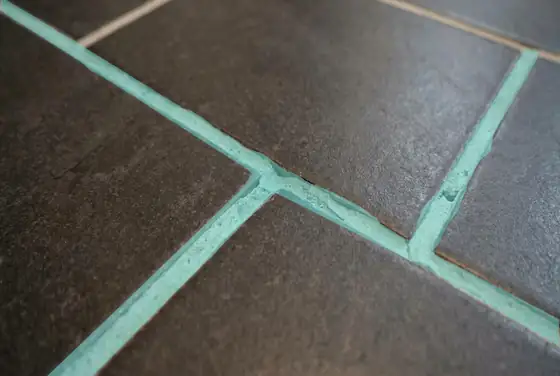 AI segmentation mask on inconsistent grout joints
