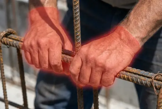 AI segmentation flagging bare hands with no safety gloves