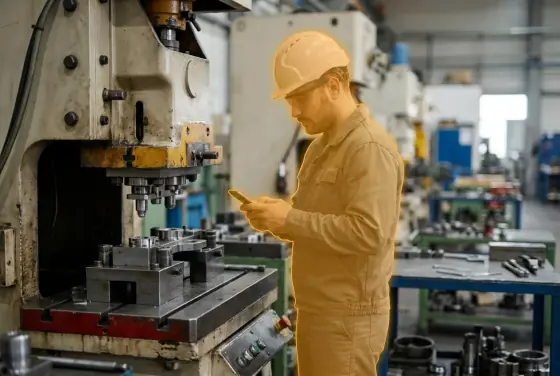 AI segmentation flagging phone use near machinery