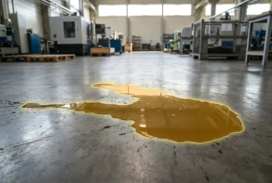 AI segmentation flagging a floor spill